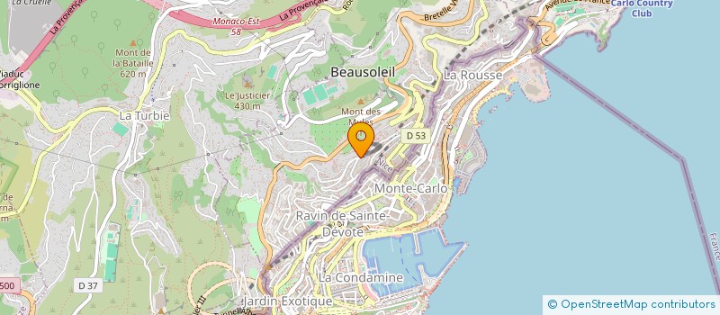 localisation de l'entreprise MADAME ANITA TORZUOLI  BEAUSOLEIL