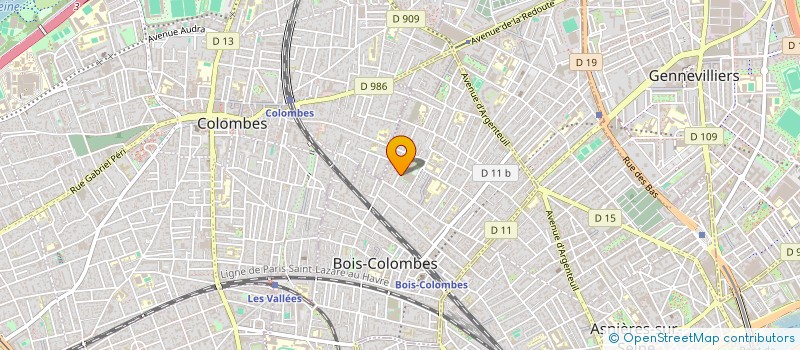 localisation de l'entreprise MADAME ANITA VEREBELY à BOIS-COLOMBES