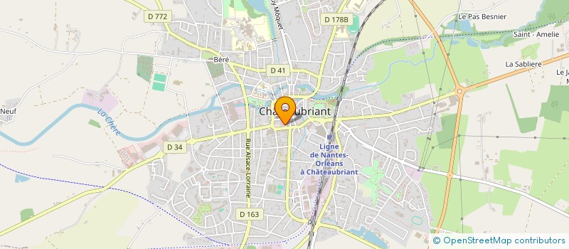 localisation de l'entreprise MADAME ANITA VIEGO BODE  CHATEAUBRIANT