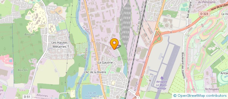 localisation de l'entreprise MADAME ANITA VISSE  LE MANS