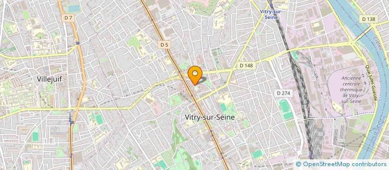 localisation de l'entreprise MADAME ANITA WANG  VITRY-SUR-SEINE