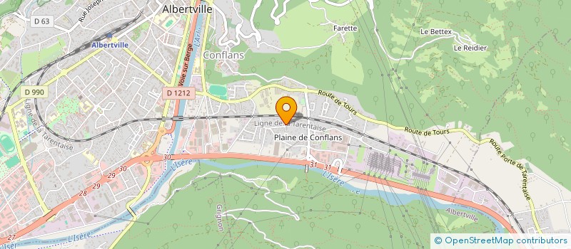 localisation de l'entreprise MADAME ANITA ZAIMI  ALBERTVILLE