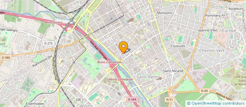 localisation de l'entreprise MADAME ANITA ZUBCIC  REIMS