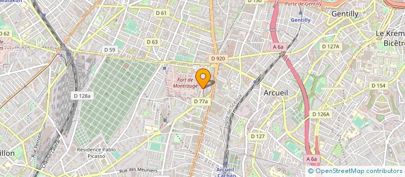 localisation de l'entreprise MADAME ANJA HEDI LANG à ARCUEIL