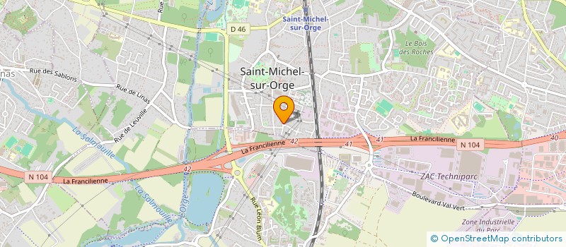 localisation de l'entreprise MADAME ANJA SIDY  SAINT-MICHEL-SUR-ORGE