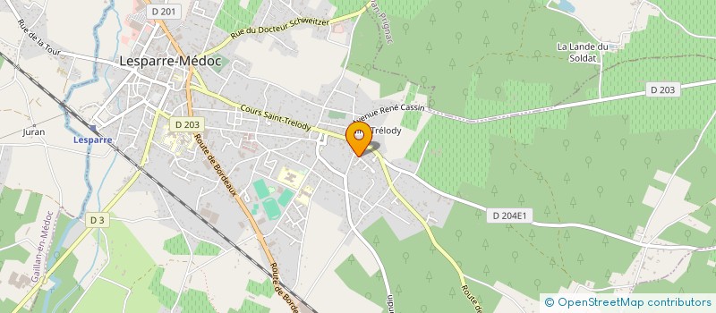 localisation de l'entreprise MADAME ANJA SPAGL à LESPARRE-MEDOC
