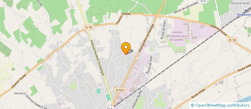 localisation de l'entreprise MADAME ANJA TELISSON  GAILLAC