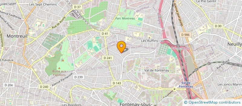 localisation de l'entreprise MADAME ANJA VERDEROSA à FONTENAY SOUS BOIS