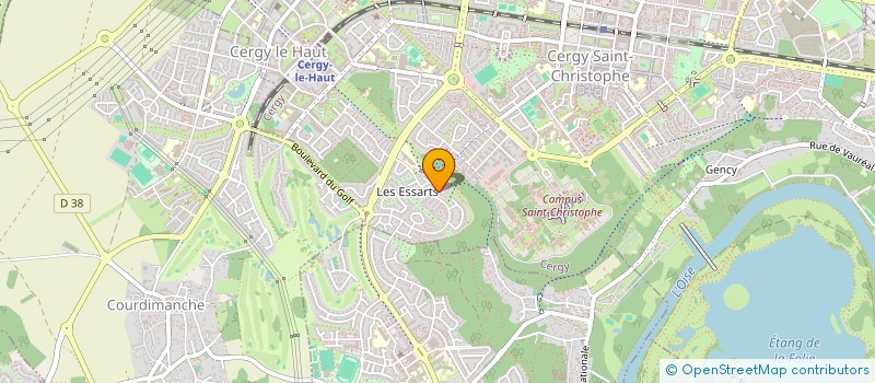 localisation de l'entreprise MADAME ANJALI PUTTY  CERGY