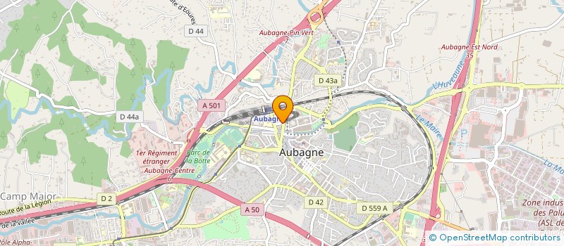 localisation de l'entreprise MADAME ANJARA RAZAFINDRAKOTO  AUBAGNE