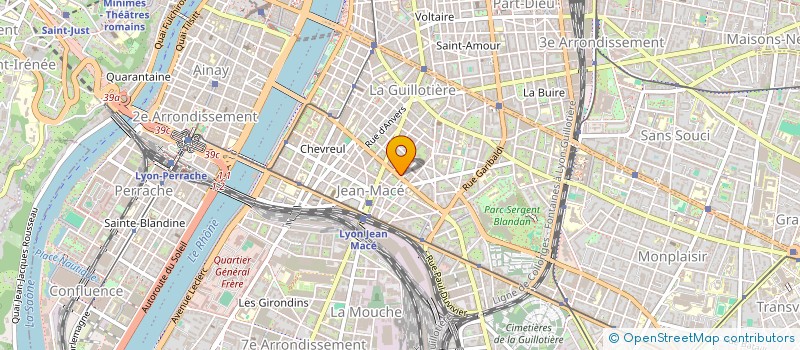 localisation de l'entreprise MADAME ANJARATIANA RAKOTONDRAMBOAHOVA  LYON