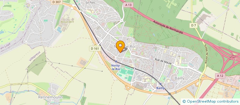 localisation de l'entreprise MADAME ANJELICA LECONTE  NOISY-LE-ROI