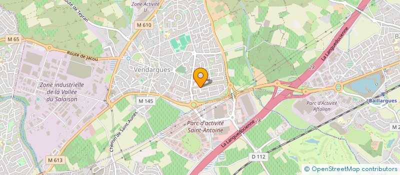 localisation de l'entreprise MADAME ANJEZA REFUGJATI à VENDARGUES