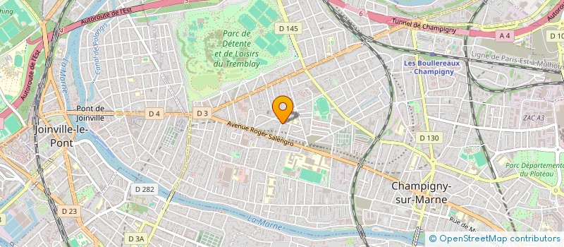 localisation de l'entreprise MADAME ANKA LEKAJ  CHAMPIGNY-SUR-MARNE