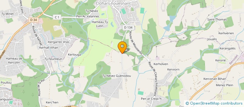 localisation de l'entreprise MADAME ANKE GELLENBECK  BENODET