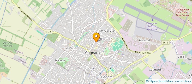 localisation de l'entreprise MADAME ANKIBATI RIDJALI  CUGNAUX