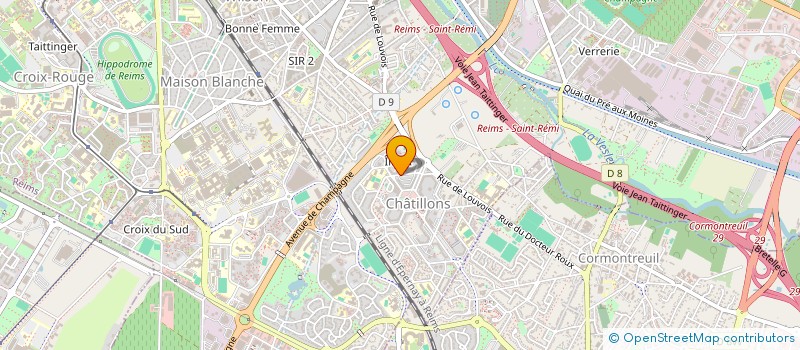 localisation de l'entreprise MADAME ANLAOUIA YMAMOU  REIMS