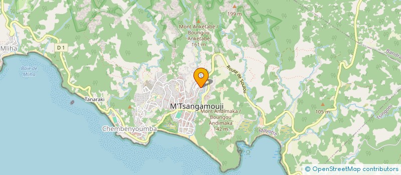 localisation de l'entreprise MADAME ANLIATI MGAZI à M'TSANGAMOUJI