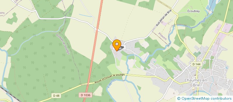 localisation de l'entreprise MADAME ANN-AEL D'HERVE  CHAUMES-EN-BRIE