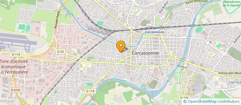 localisation de l'entreprise MADAME ANN BRACKEN  CARCASSONNE