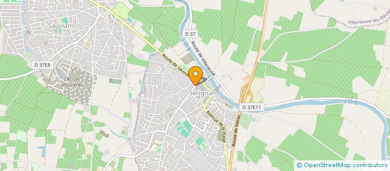 localisation de l'entreprise MADAME ANN BREWER à SERIGNAN