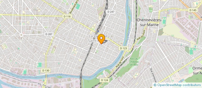 localisation de l'entreprise MADAME ANN-CHARLOTTE CHAMPAGNE  SAINT-MAUR-DES-FOSSES