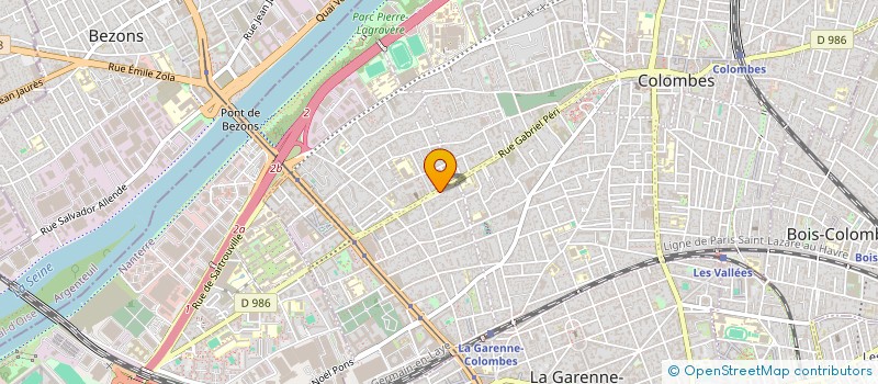 localisation de l'entreprise MADAME ANN CHERRY ESPIRITU  COLOMBES