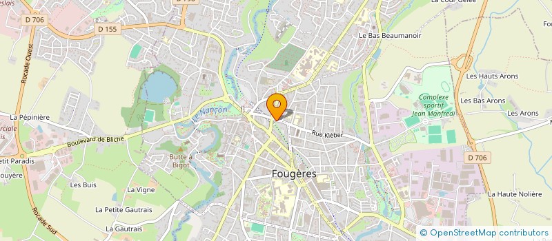 localisation de l'entreprise MADAME ANN-CLAIRE CUISNIAK  FOUGERES