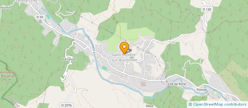 localisation de l'entreprise MADAME ANN CLEENWERCK  SAINT-FLORENT-SUR-AUZONNET