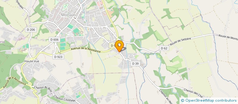 localisation de l'entreprise MADAME ANN CRINSON  MORLAAS