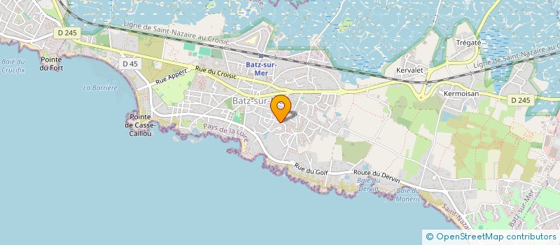 localisation de l'entreprise MADAME ANN-GAELLE BUREAU à BATZ-SUR-MER