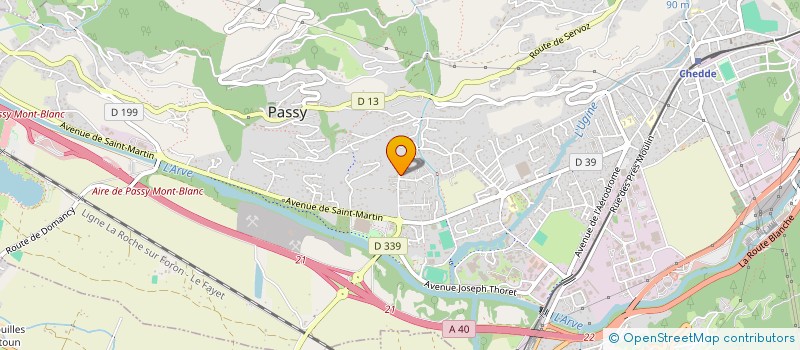 localisation de l'entreprise MADAME ANN-GAELLE PERENNES  PASSY