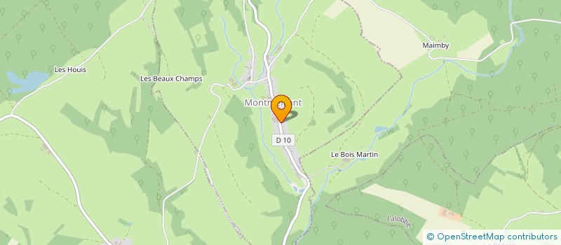 localisation de l'entreprise MADAME ANN GRYMONPON  MONTMEILLANT