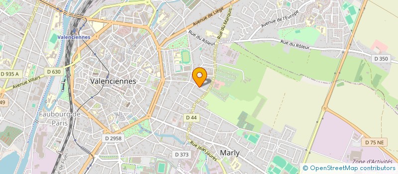 localisation de l'entreprise MADAME ANN LEMAIRE à VALENCIENNES