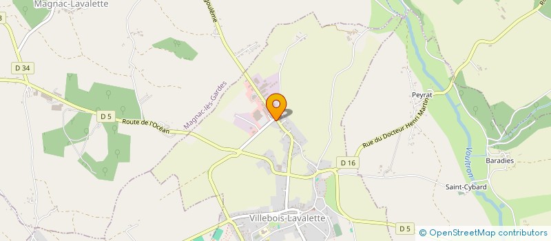 localisation de l'entreprise MADAME ANN MAC DONALD à VILLEBOIS-LAVALETTE