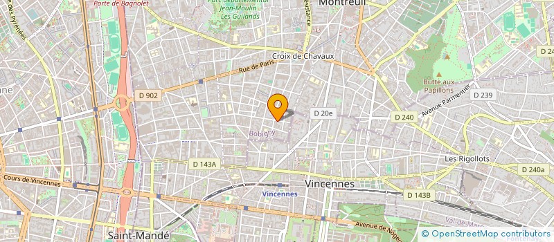 localisation de l'entreprise MADAME ANN PAULSRUD à MONTREUIL