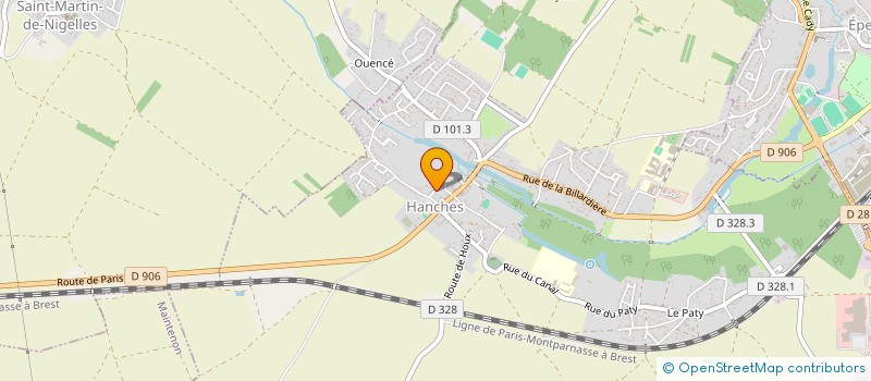 localisation de l'entreprise MADAME ANN PEVAN à HANCHES