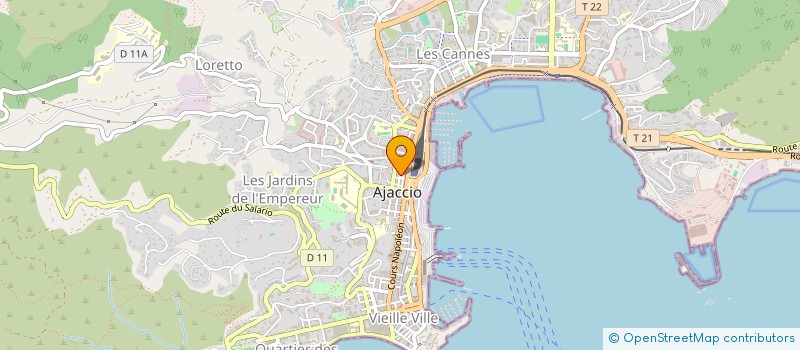 localisation de l'entreprise MADAME ANN PIAZZA à AJACCIO