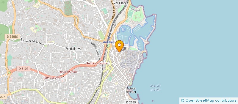 localisation de l'entreprise MADAME ANN-SOPHI DIGSMED à ANTIBES