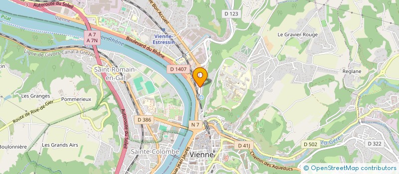 localisation de l'entreprise MADAME ANN THERESA DANIELS à VIENNE