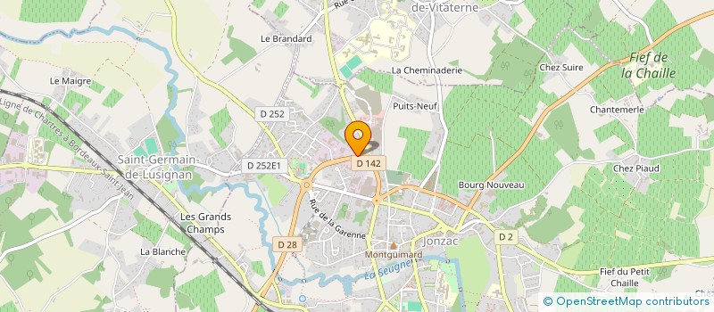 localisation de l'entreprise MADAME ANN VAN DEN BRANDE à JONZAC