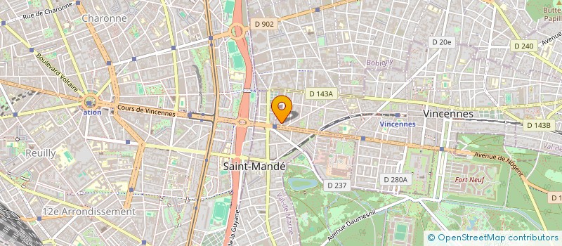 localisation de l'entreprise MADAME ANNA ABDYKERIMOVA à VINCENNES