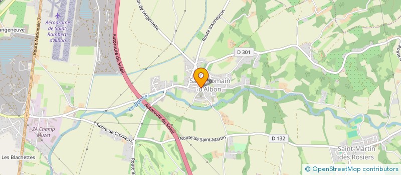 localisation de l'entreprise MADAME ANNA ACHARD  ALBON