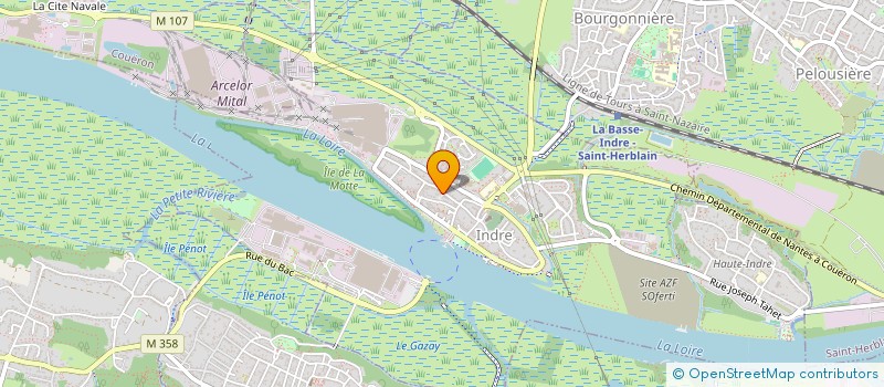 localisation de l'entreprise MADAME ANNA ALAOUI ABDELLAOUI  INDRE