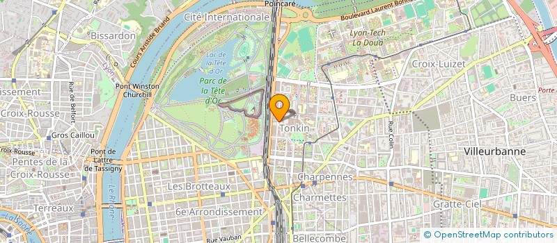 localisation de l'entreprise MADAME ANNA ALLGAIER  VILLEURBANNE