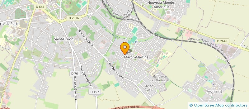 localisation de l'entreprise MADAME ANNA ARDENT  CAMBRAI