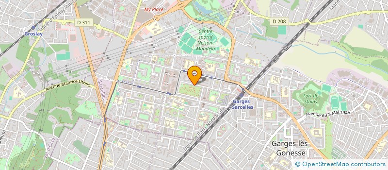 localisation de l'entreprise MADAME ANNA-AUDREY ADELISE à SARCELLES