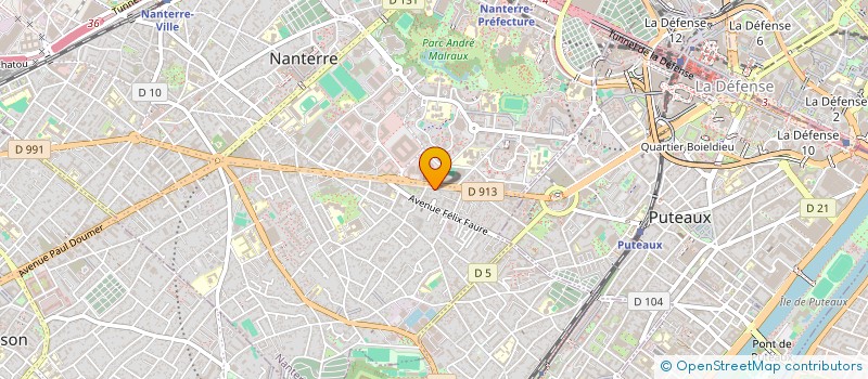 localisation de l'entreprise MADAME ANNA BARBARA DYNGOSZ  NANTERRE