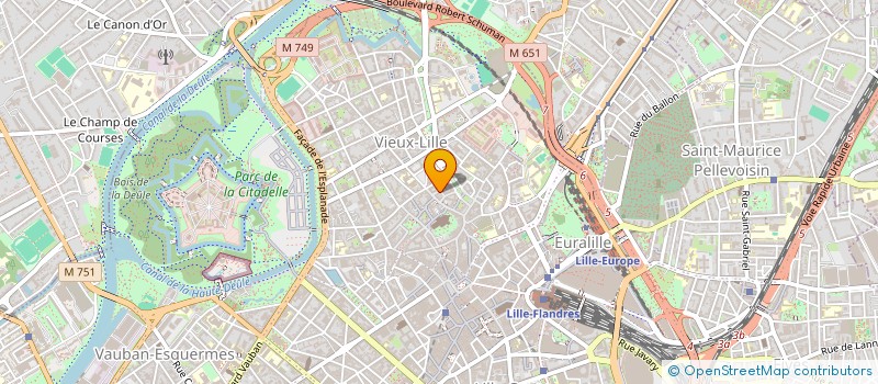 localisation de l'entreprise MADAME ANNA BAROIS  LILLE