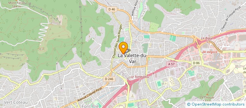 localisation de l'entreprise MADAME ANNA BARTOLOMEO à LA VALETTE-DU-VAR